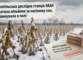 Тернопільська дослідна станція НААН заплатила мільйони за насіннєву сою, яка зимувала в полі