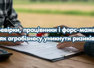 Перевірки, працівники і форс-мажори: як агробізнесу уникнути ризиків