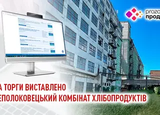 На торги виставлено Неполоковецький комбінат хлібопродуктів