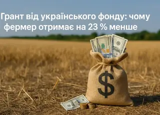 Грант від українського фонду: чому фермер отримає на 23% менше