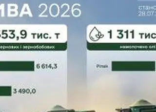 В Україні триває збиральна кампанія: аграрії намолотили понад 10,6 млн тонн зерна нового врожаю