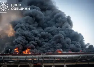 На терміналі Кернела в Чорноморську сталася пожежа