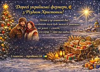 ✨ З Різдвом Христовим, дорогі фермери! ✨