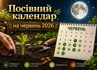 Посівний календар на червень 2026 року: найкращі дні для посадки