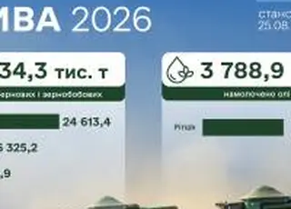Жнива-2026: аграрії обмолотили 58% площ і зібрали 31,7 млн тонн зернових