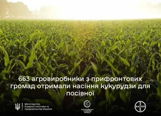 Понад 600 аграріїв з постраждалих регіонів України отримали насіння кукурудзи