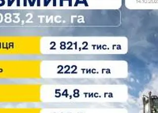 Посівна 2025: засіяно понад 4 млн га озимих культур