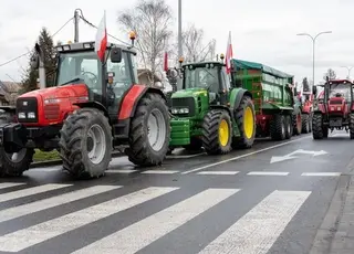 Польські фермери провели попереджувальний страйк на кордоні з Україною
