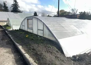 На Полтавщині відновлюють теплиці комунального підприємства після обстрілу
