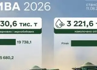 Аграрії зібрали понад 26 млн тонн врожаю зернових та зернобобових культур