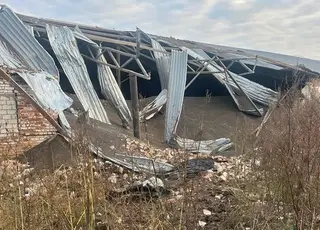 Фермер з Харківщини втратив 8 тонн соняшника через влучання російського КАБу