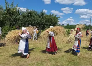 На Житомирщині відтворили обряд зажинків, що символізує початок жнив